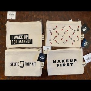 Makeup Pouches - 11 pouches total